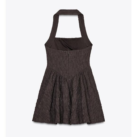 ZARA BLOGGER FAVE!!! Short Halter Dress NWT - Picture 16 of 16